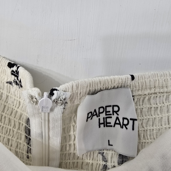 Anthropologie SET Paper Heart Strapless Tube Maxi Dress And Camp Shirt Linen L - Picture 10 of 16